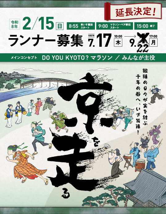 京都マラソン2026 ランナー募集